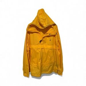 Nautica Men's Yellow Hooded Windbreaker
